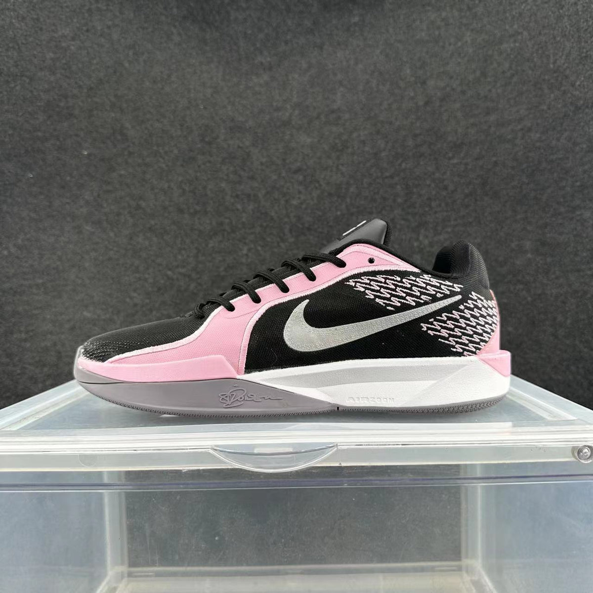 Nike Sabrina Basketball Sneakers Black and Pink