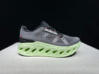 On Cloud eclipse Running Shoes in Gray and Lime