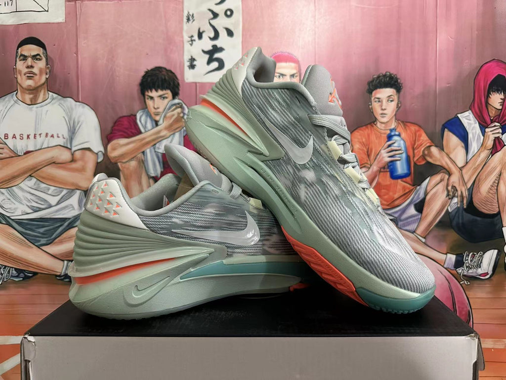 Nike Basketball Sneakers in Gray and Blue