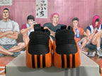 Black and Orange Basketball Sneakers