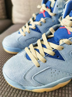 Jordan 6 Travis Scott Blue High-Top Sneakers