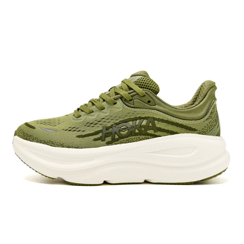 HOKA Bondi 9 Running Shoes, Olive Green