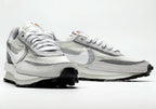 Nike x sacai LDWaffle Sneakers in White and Grey BV0073-100
