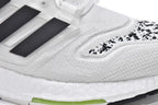 adidas UltraBoost 22 GX5573 White Black Zebra Running Shoes