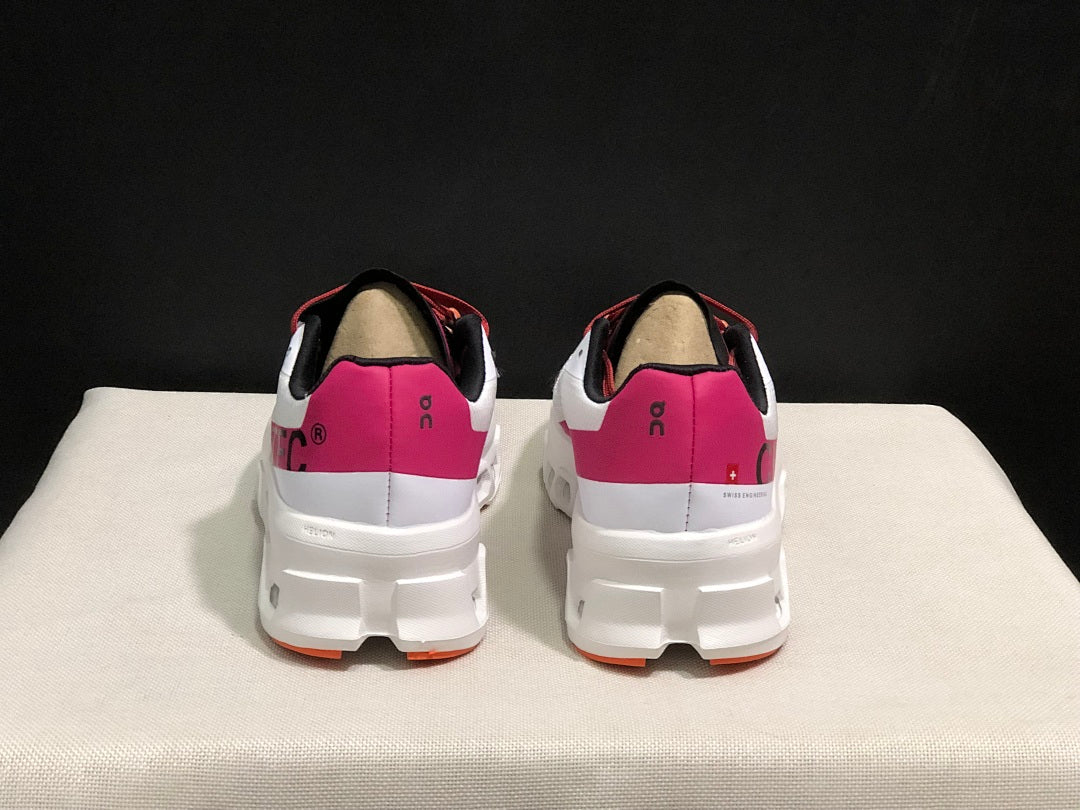 On Cloudmonster Cloud X Sneakers White Pink