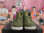 Jordan 6 Retro High-Top Sneakers in Olive Green and Orange