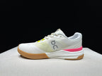 On THE ROGER Advantage Pro Tennis Shoes White Beige Pink