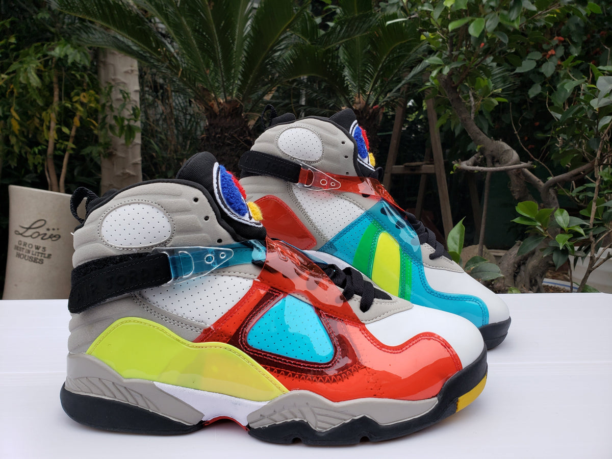Jordan Air Jordan 8 High-Top Sneakers in Blue