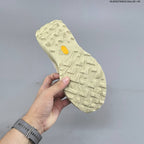 Norda 055 Trail Running Shoes in Cream and Black
