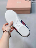 MiuMiu Gymnasium Sneakers Navy Red White 2607JYD625A15
