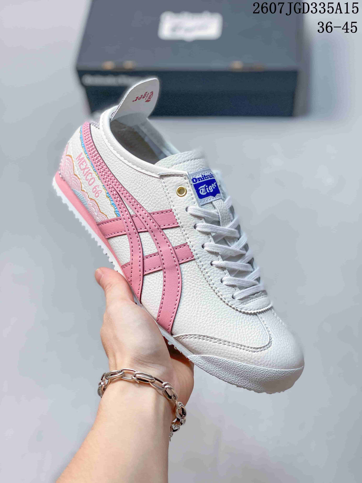 Onitsuka Tiger Mexico 66 Deluxe Sneakers White Pink 2607JGD335A15