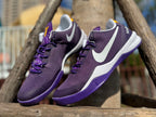 Nike Kobe 8 LSU Away Basketball Shoes, Purple and Gold