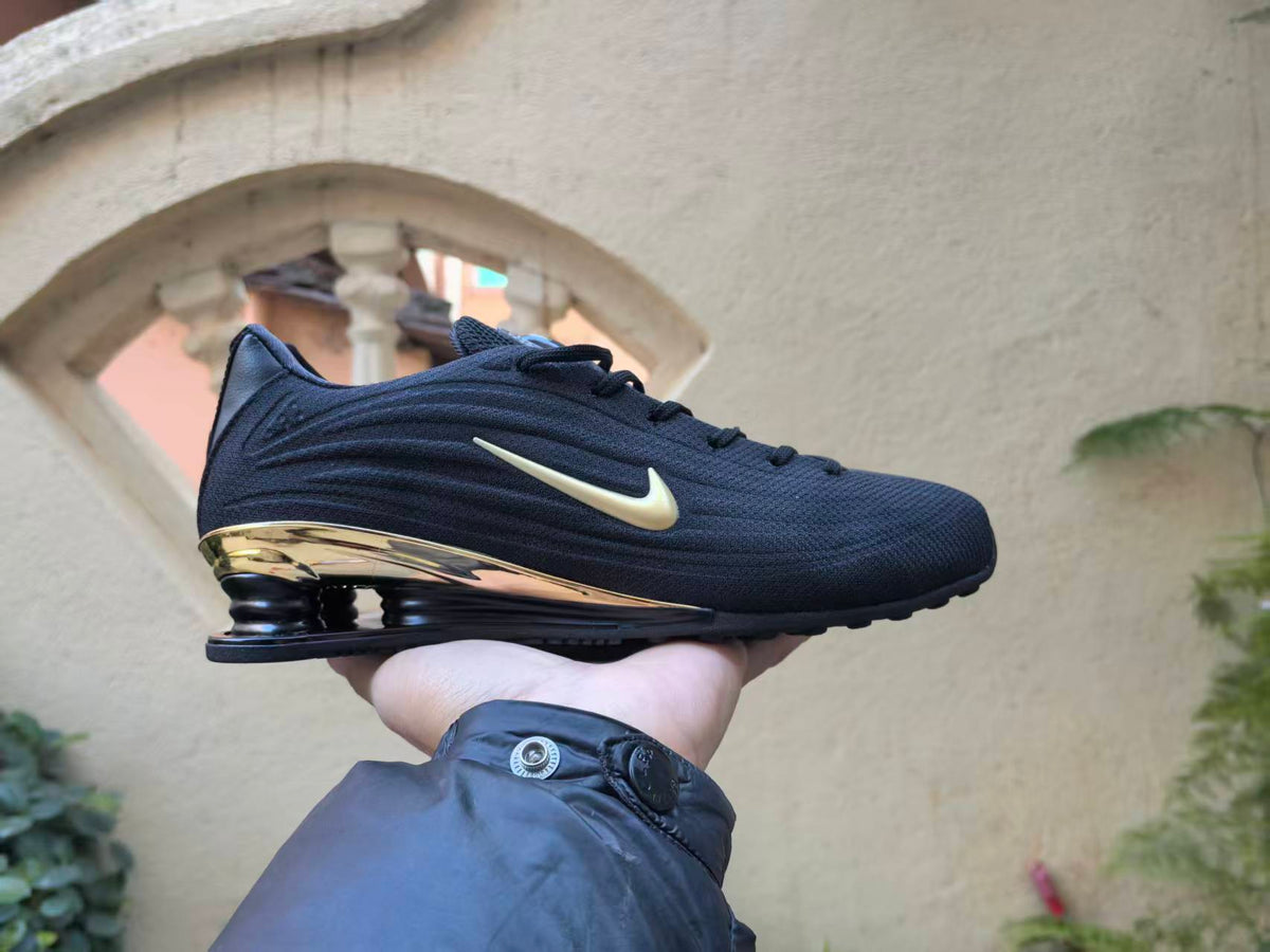 Nike Shox-Style Low-Top Sneakers with Spring Heel