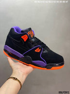 Nike Air Flight 89 Raptors Black Purple Orange Sneakers