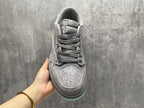 Jordan 1 Low Cool Grey Sneakers with Mint Green Sole