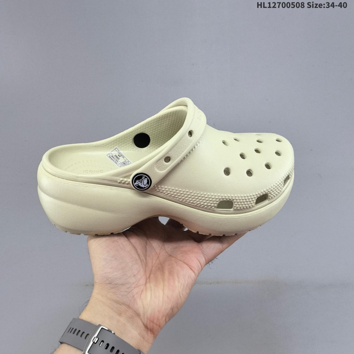 Crocs Classic Platform Clog with Ventilation Holes