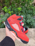 Air Jordan 5 Spike Lee Red High-Top Sneakers