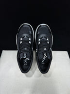 On THE ROGER Clubhouse Pro Tennis Sneakers Black and White