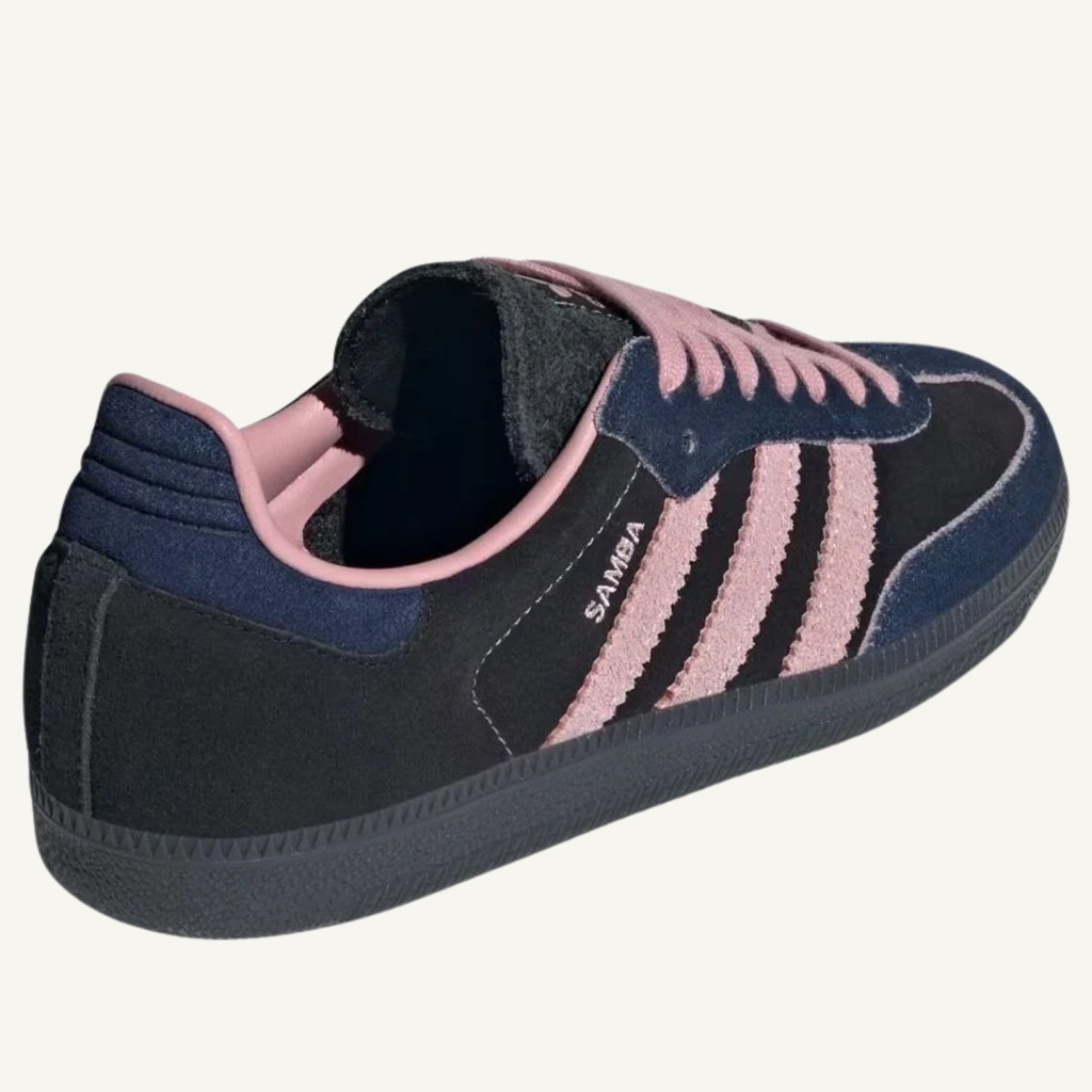 Adidas Originals Women's Black/Wonder Mauve Samba OG Sneakers, JI2679 (No Box)