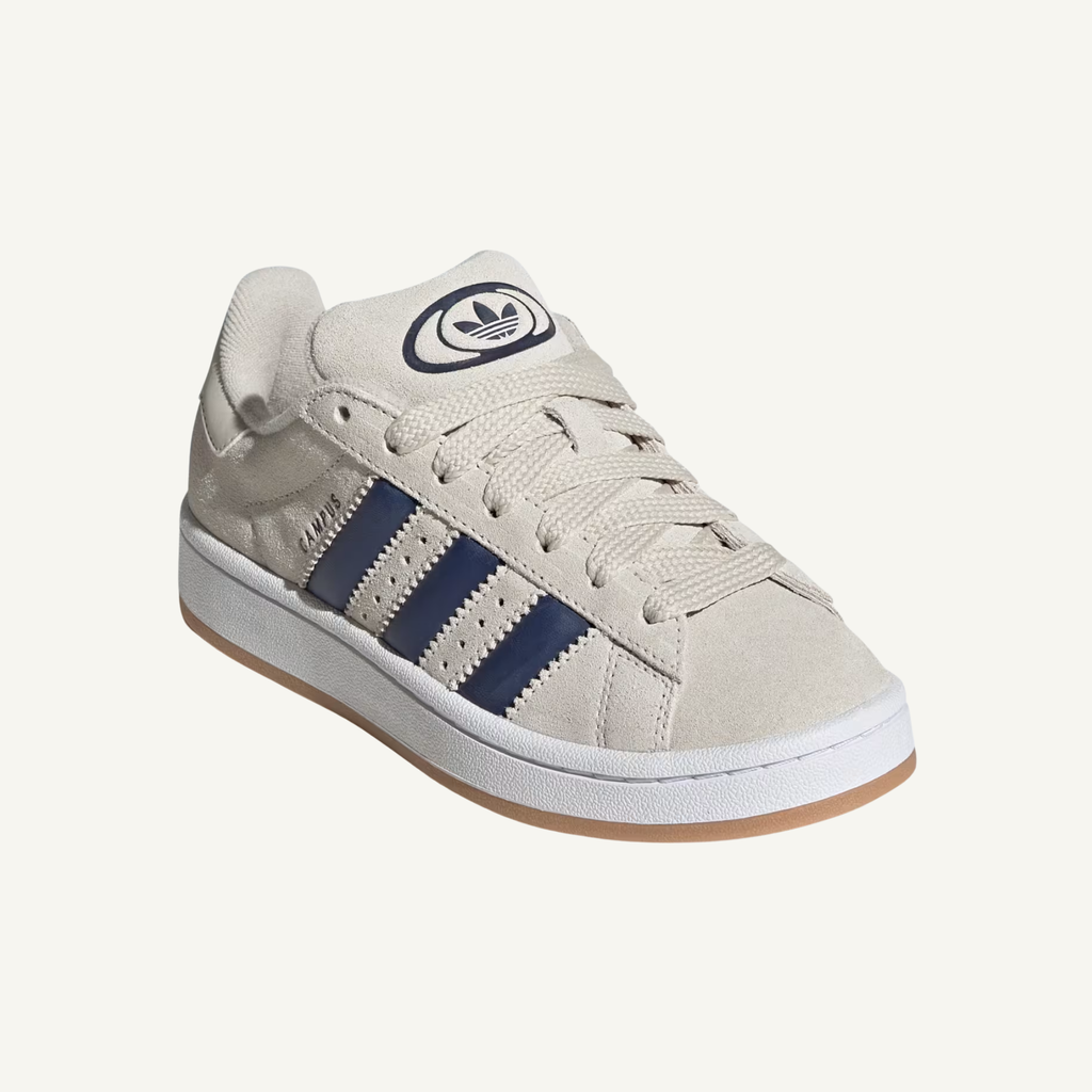 Adidas Originals Kid's Beige/Dark Blue Campus 00s Sneakers, JQ0188