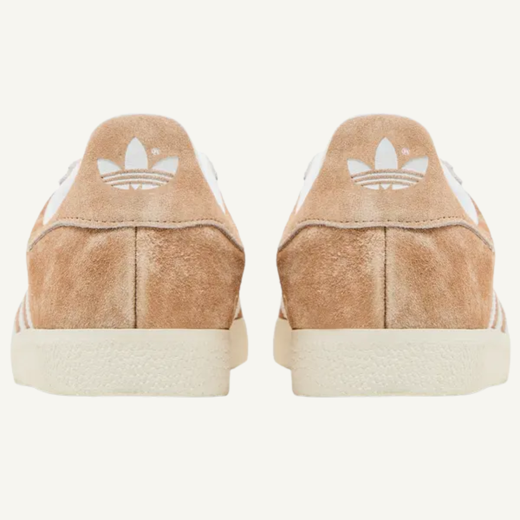 Adidas Originals Men's Brown Gazelle 'Washed Beige' Sneakers, IH9865 (No Box)