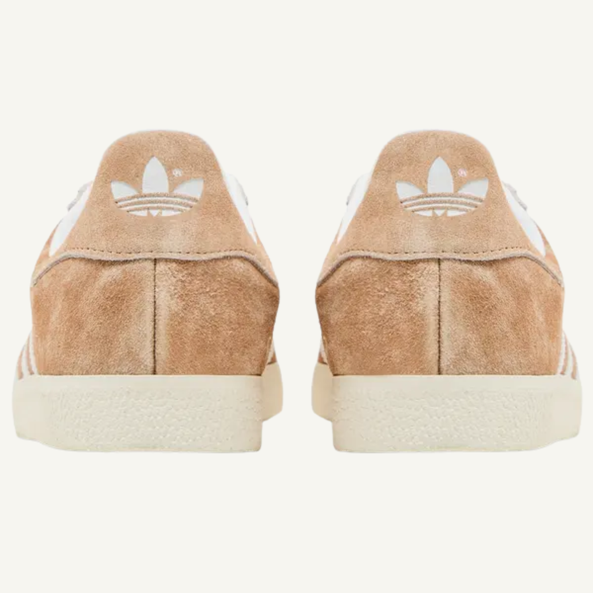 Adidas Originals Men's Brown Gazelle 'Washed Beige' Sneakers, IH9865 (No Box)