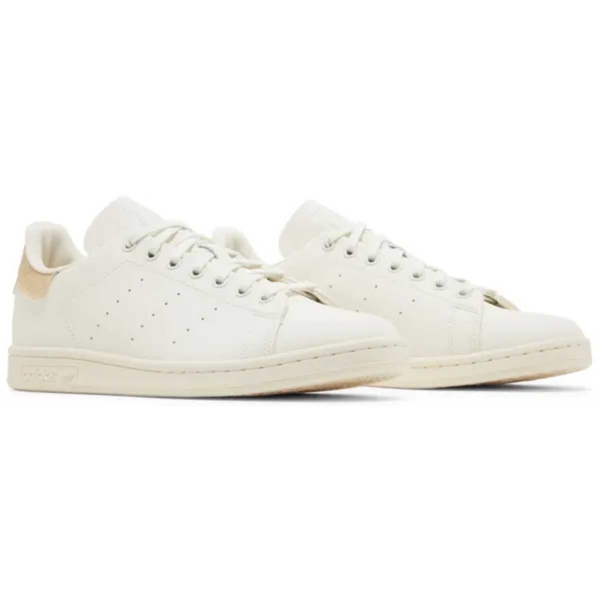 Adidas Originals Men's Cream/White Stan Smith Lux Sneakers, HP3170 (No Box)