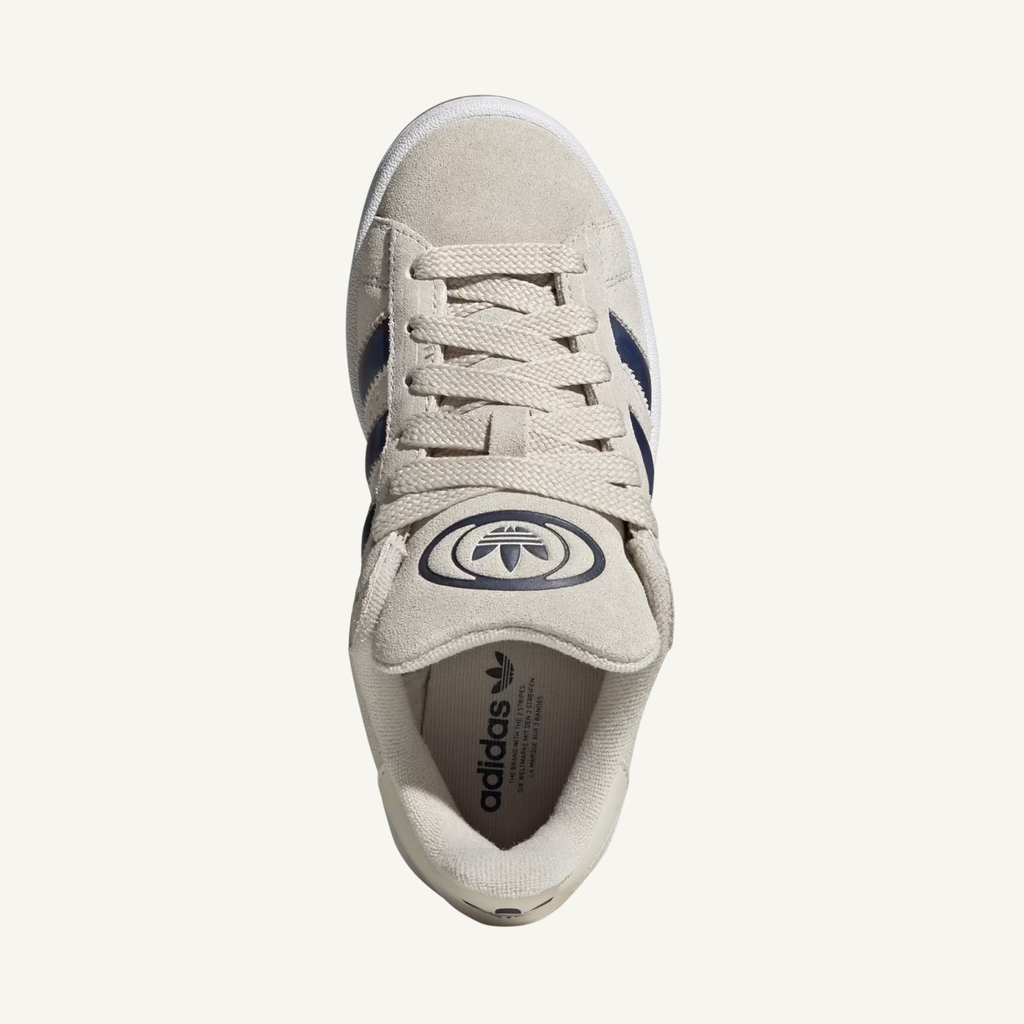 Adidas Originals Kid's Beige/Dark Blue Campus 00s Sneakers, JQ0188