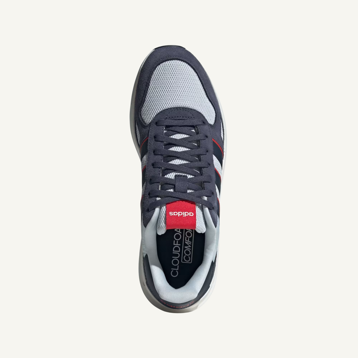 Adidas Men's Blue/Aurora Ink/Ruby Run 84 Sneakers, JR8712
