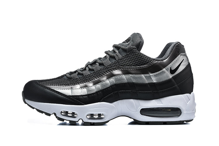 Nike Air Max 95 TT Black and Metallic Silver Sneakers
