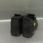 Jordan Air Jordan 14 Black and Gold High-Top Sneakers