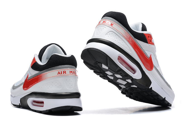 Nike Air Max Sneakers in White, Black, Gray and Red