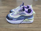 Nike Chunky Sneakers in Purple, Gray and Pale Yellow