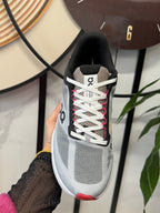 On Cloudsurfer Running Shoes – Gray, Black & Red