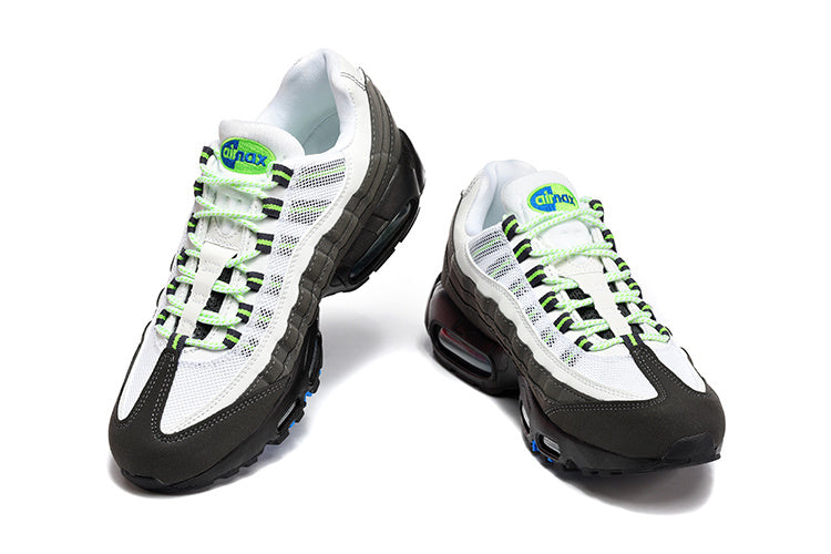 Nike Air Max 95 Sneakers White Charcoal Volt Blue
