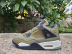Jordan Air Jordan 4 Retro Olive Canvas Sneakers