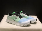 On Cloud 6 Push Sneakers in Green, Blue and Black
