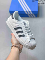 Adidas Originals Superstar Low-Top Sneakers White Black 2607VY547A17