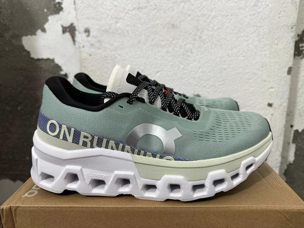 On Cloudmonster 2 Running Shoes, Sage Green