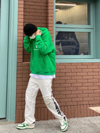 BAPE STA Low Sneakers in Green and White 1H70-191-001