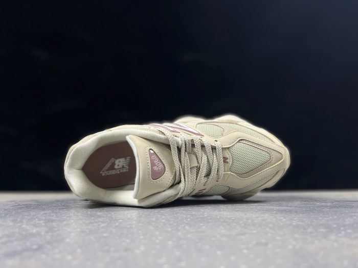 New Balance 9060ZGC Sneakers in Cream and Mauve