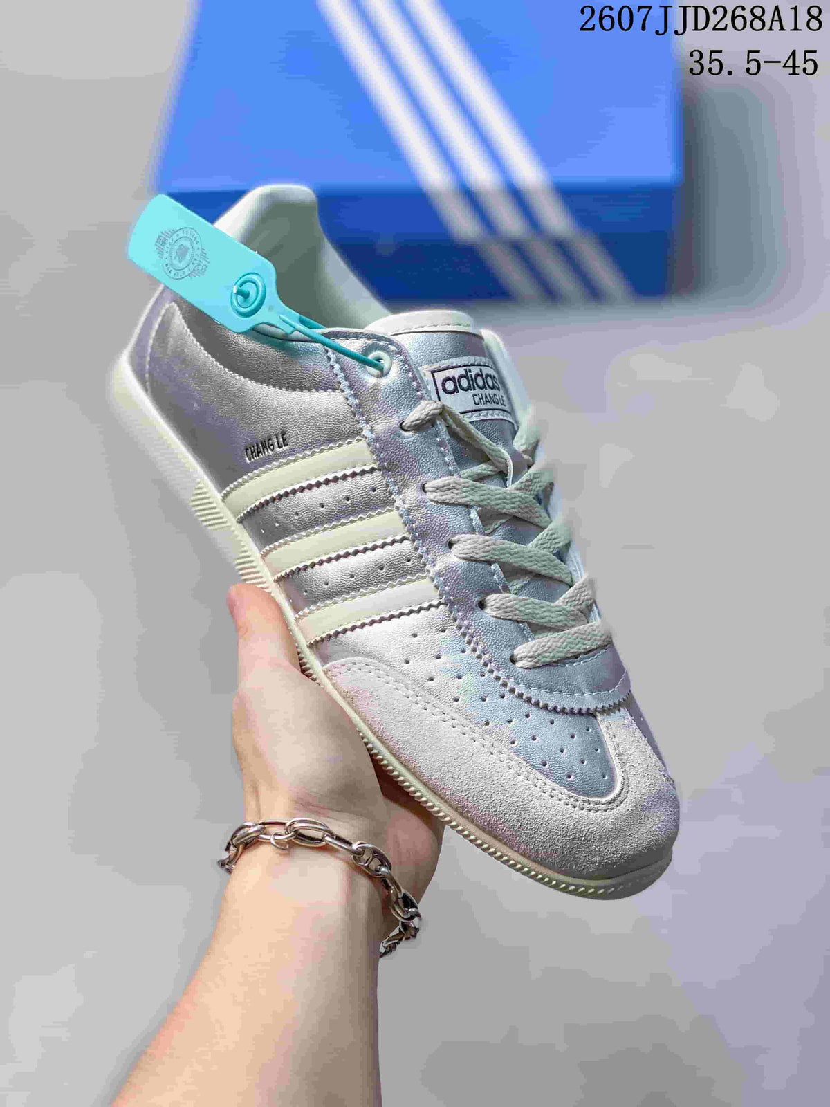 adidas Changle Low-Top Sneakers Silver White KJ3962