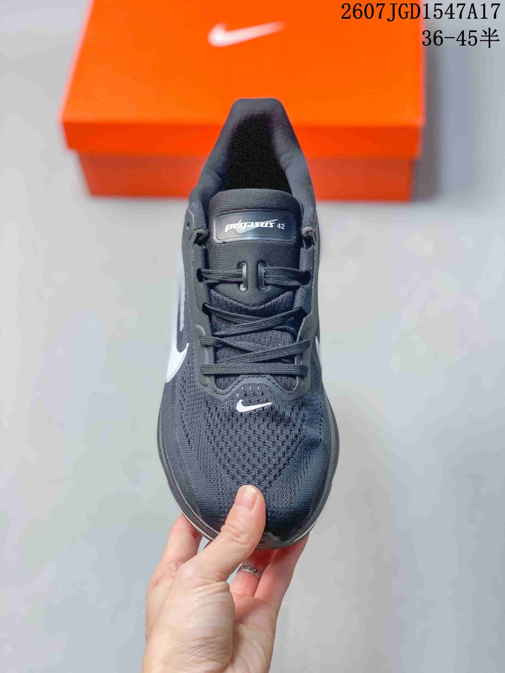 Nike Air Zoom Pegasus 42 Running Sneakers Black White