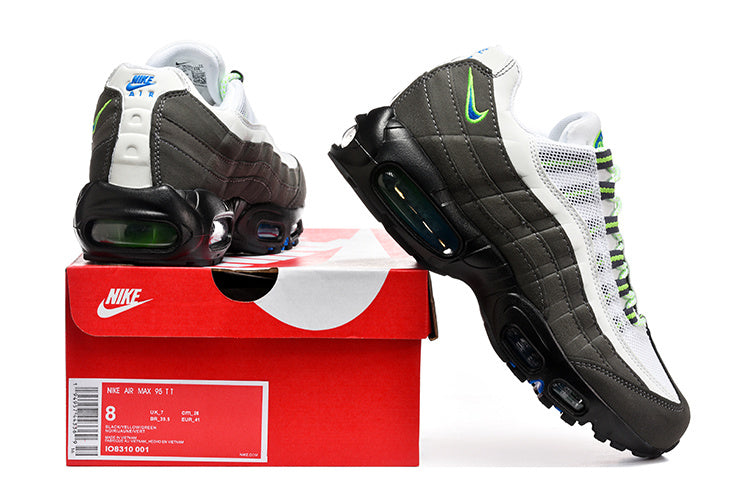 Nike Air Max 95 Sneakers White Charcoal Volt Blue