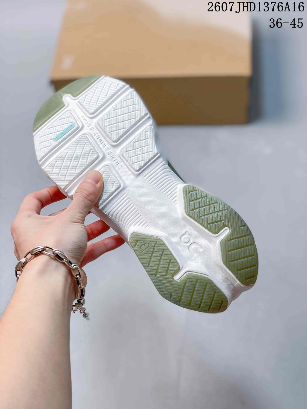 On Cloudpulse 2 Training Sneakers Mint Green and White