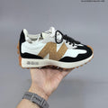 New Balance MS327KA1 Retro Lifestyle Sneakers, White and Black