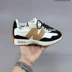 New Balance MS327KA1 Retro Lifestyle Sneakers, White and Black