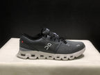 On Cloud X 4 Sneakers in Black and Dark Grey