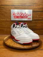 Jordan 5 Retro Fire Red Black Tongue (2025)