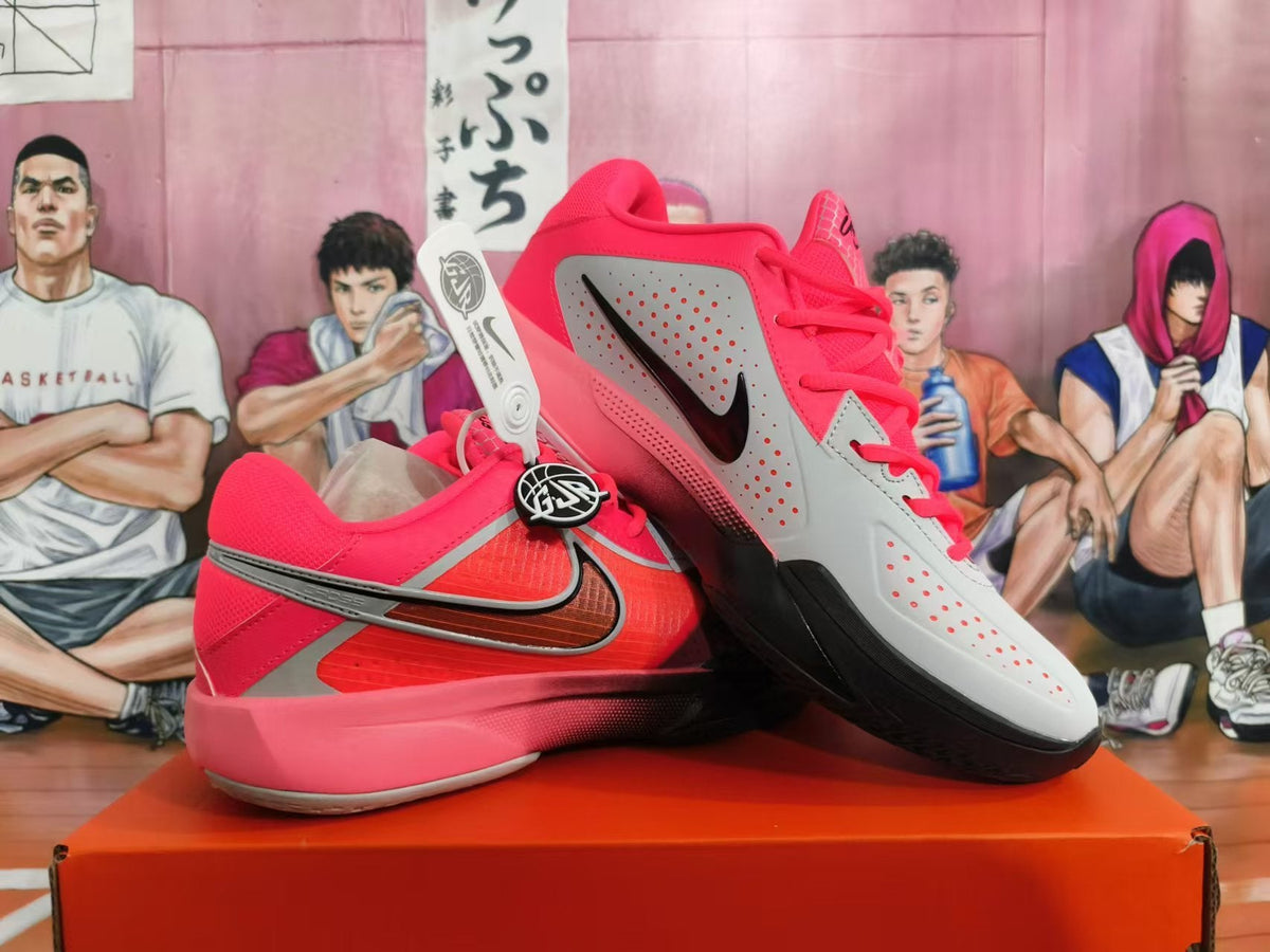 Nike Basketball Shoes Red and Gray
